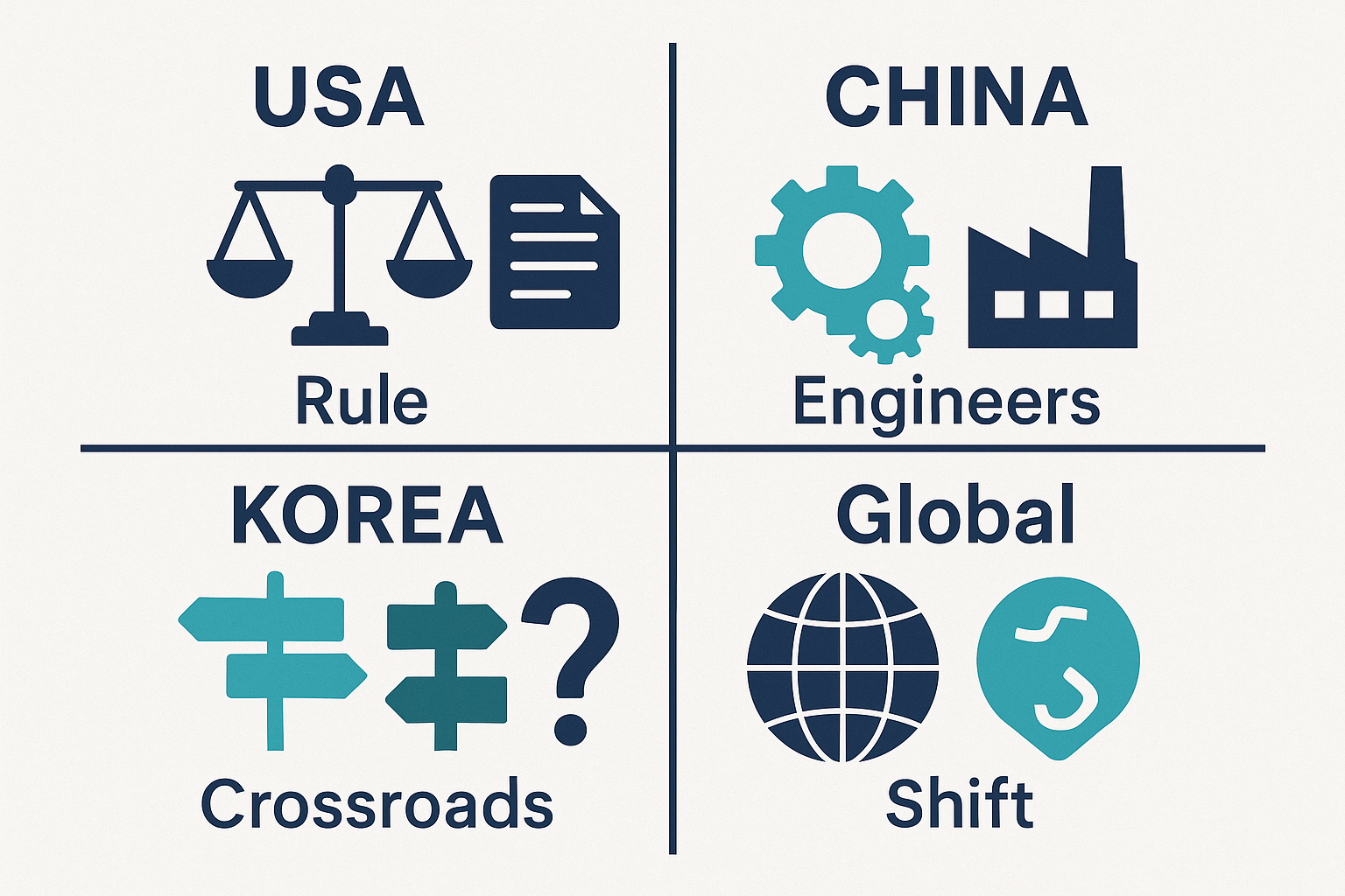 미국은 말로 움직이고, 중국은 손으로 움직인다 — 두 문명의 속도 전쟁